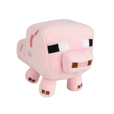 Peluche Minecraft Pink 25 cm1
