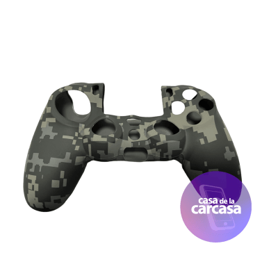 Funda Silicona PS4 Minecraft Gris1