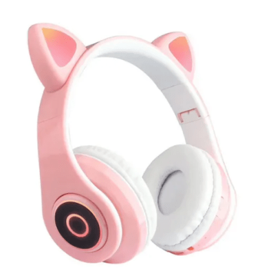 CAT Ears Bluetooth Rosado1