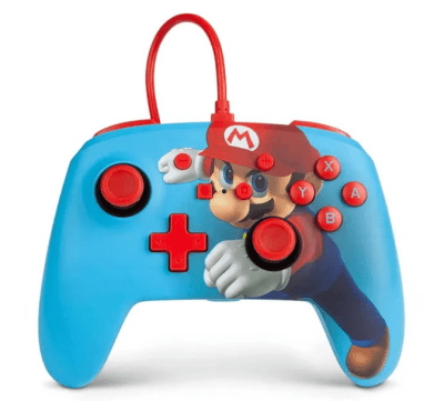 Joystick Alámbrico NS Mario Punch Azul1