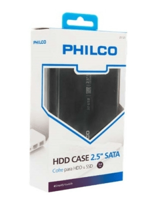 Philco Cofre Disco duro 2.5