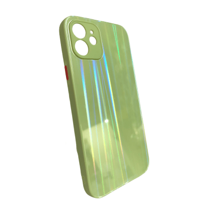 carcasa iPhone 12 Tornasol Verde Claro2