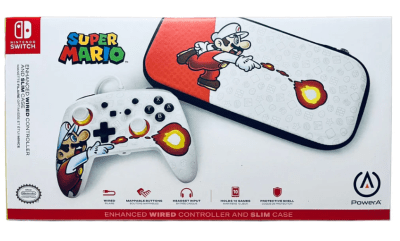 Case Nintendo + Control Super Mario Fireball1