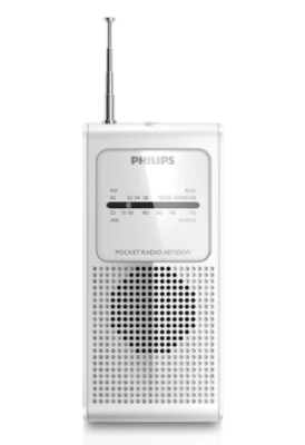 Radio Portátil Philips AE1500W/37 AM/FM - Blanca1
