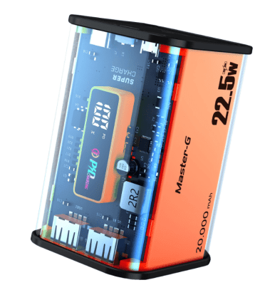 Master-G 20000 MAH 22.5w Bateria Transparente1