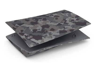 Cubierta de consola PS5 CAMUFLAJE GRIS1