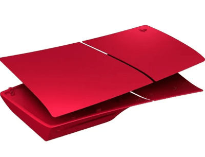 Cubierta de consola PS5 Slim ROJO
