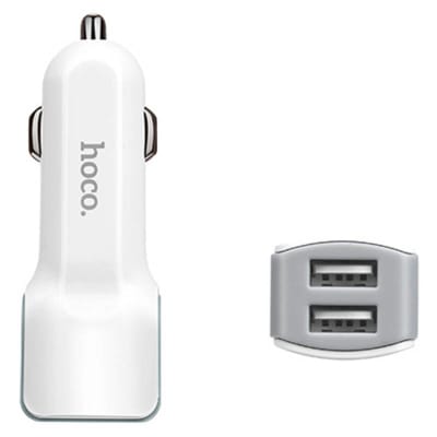 Cargador de auto Hoco Z23. 2 puerto USB2