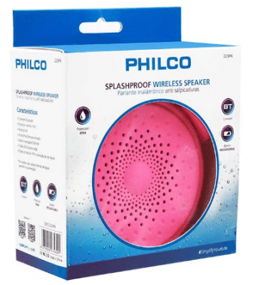 Parlante Bluetooth 229PK Rosado4