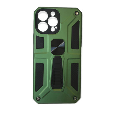 Carcasa iPhone 13 Pro Armor Soporte Verde