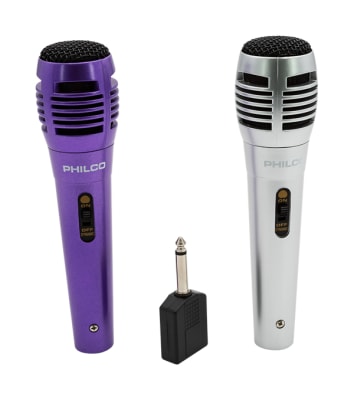 Set micrófono Karaoke con cable Plug 6.3mm. Philco K22441