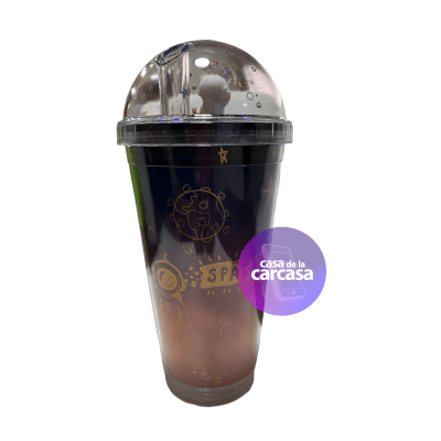 Vaso Luces Astronauta Space Negro 272711