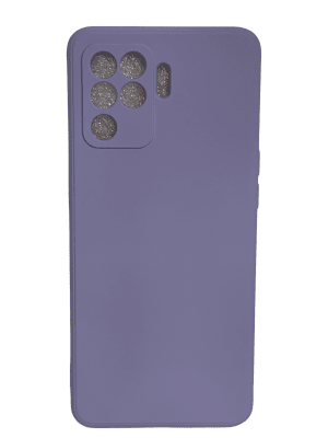 Carcasa Silicona Morado Oppo Reno 5 Lite