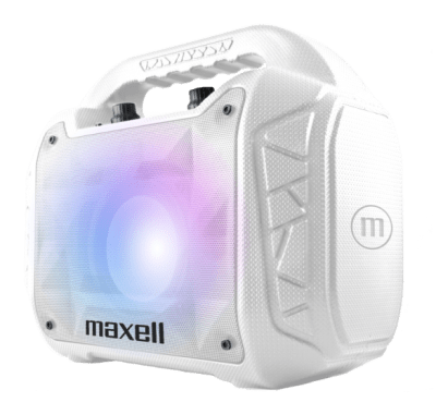 Parlante portátiles Bluetooth con iluminación LED / blanco Maxell Party Speaker4