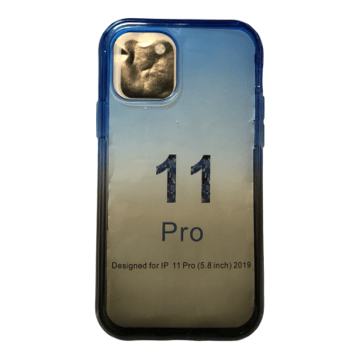 Carcasa iPhone 11 Pro 360° Degradé Negro azul1