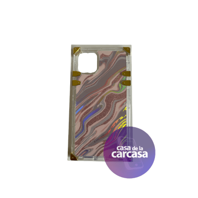 Carcasa iPhone 11 Marmol Brillo Rosado1