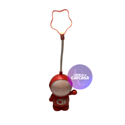 Mini Lampara Astronauta Led Rojo 271472