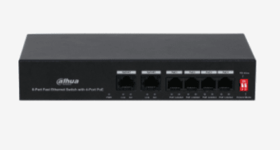 Dahua Switch 4 puertos POE-PFS3006-4ET-361