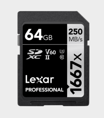 Lexar Tarjeta Profesional SDXC 64 GB1
