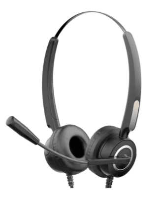 Audífono HP DHE-8000 Negro Headset para Call Center1