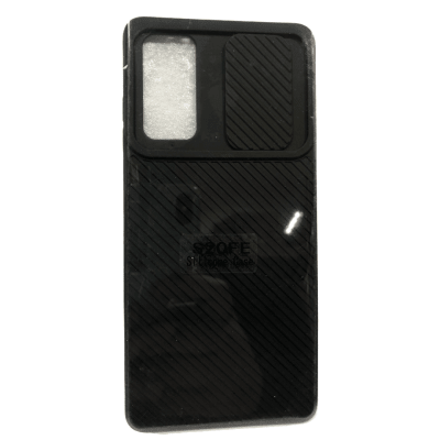Carcasa Protección Cámara Textura Negro S20 FE1