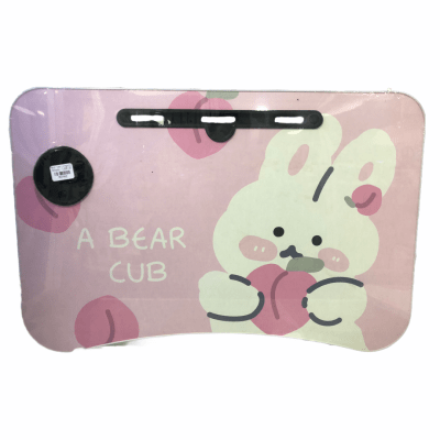 Mesa Cama Pegable Para Notebook Portavaso / Conejo A BEAR CUB1
