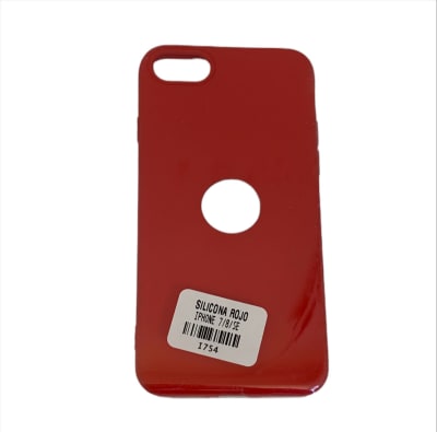 Silicona Rojo iPhone7/8/SE 20201