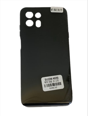 Carcasa Moto Edge 20 Lite Silicona Negro