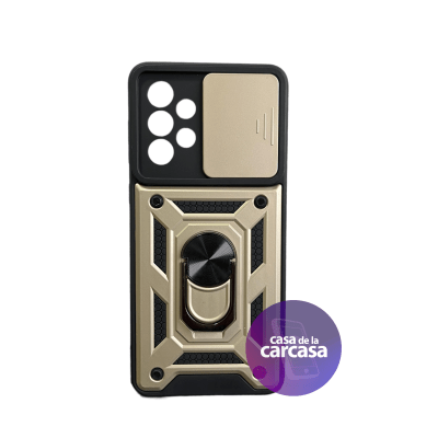 Carcasa Armor con Soporte Dorado A33 5G1