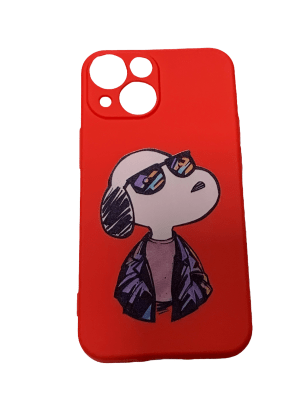 Carcasa Snoopy Gafas Roja iPhone 13 Mini1
