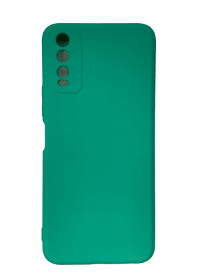 CARCASA Y20/Y20S SILICONA TURQUESA1