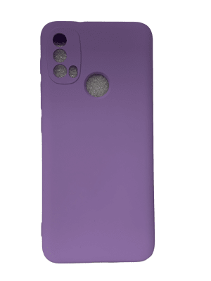 Carcasa Silicona Morada Motorola E30/E401