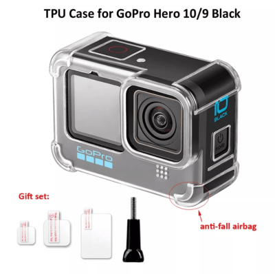 Carcasa Anticaída Transparente + Lámina Vidrio