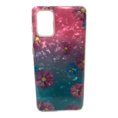 Carcasa Diseño Flores Turquesa A711