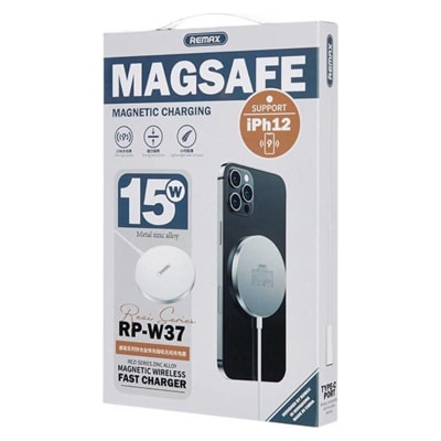 Cargador Magnetico Magsafe 15W Remax iPhone 12 RP-W371