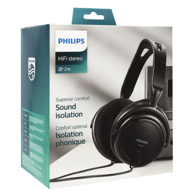 Philips Audifono SHP2000 Negro cable 2 Mts1