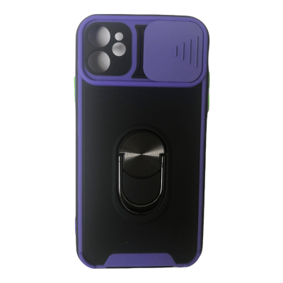 Carcasa iPhone 11 Cámara Corrediza Morado1