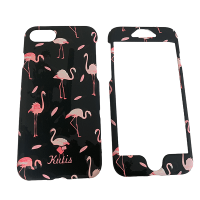 Carcasa Kutis 360° iPhone 7/8/SE 2020 Diseño Flamenco1