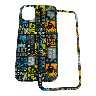 Carcasa Kutis 360° iPhone 11 Diseño Cross1