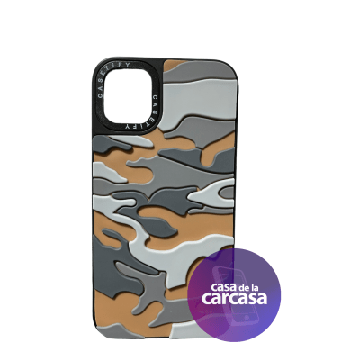 CARCASA CASETIFY IP 13 CAMUFLAJE GRIS1