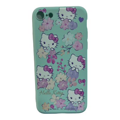 Carcasa iPhone 7/8 Hello Kitty Turquesa1
