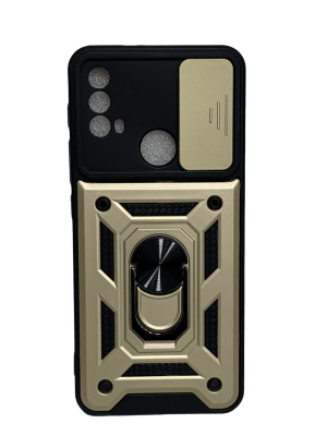 Carcasa Moto E30/E40 Robotica dorado1