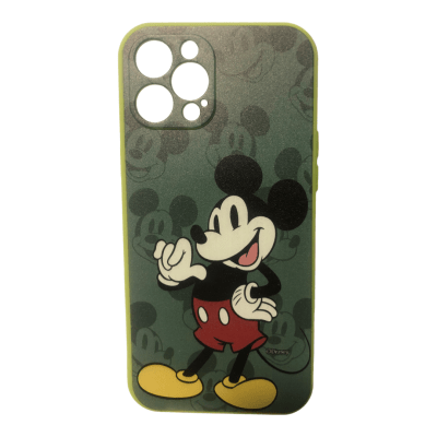 Carcasa iPhone 12 Pro Disney Mickey Verde