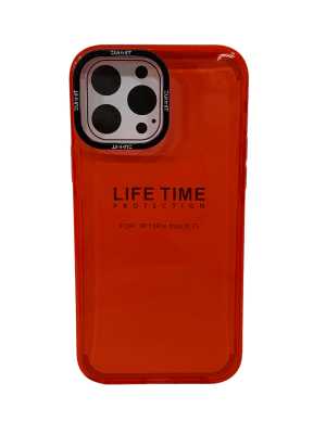 carcasa 13 pro max fluor rojo1