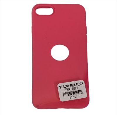 Silicona Rosa Fluor iPhone 7/8/SE 20201
