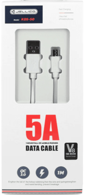 JELLICO CABLE MICRO USB 5A 1MT2