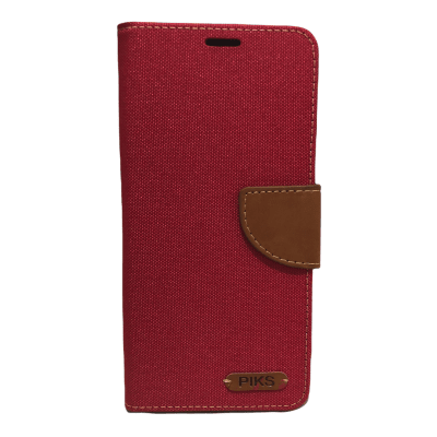 Estuche A12 Mezclilla Rojo1