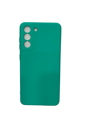 Carcasa S21 FE Silicona Verde1