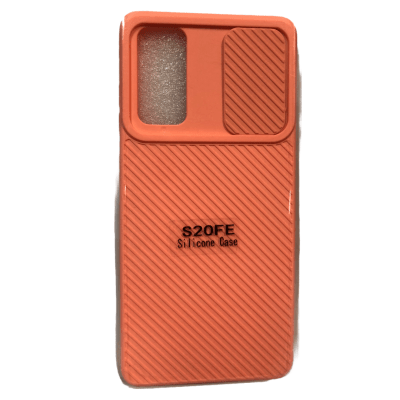 Carcasa Protección Cámara Textura Rosado S20 FE1