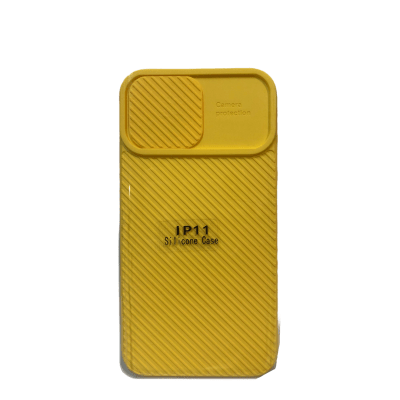 Carcasa Protección de Camara Textura Amarillo iPhone 111